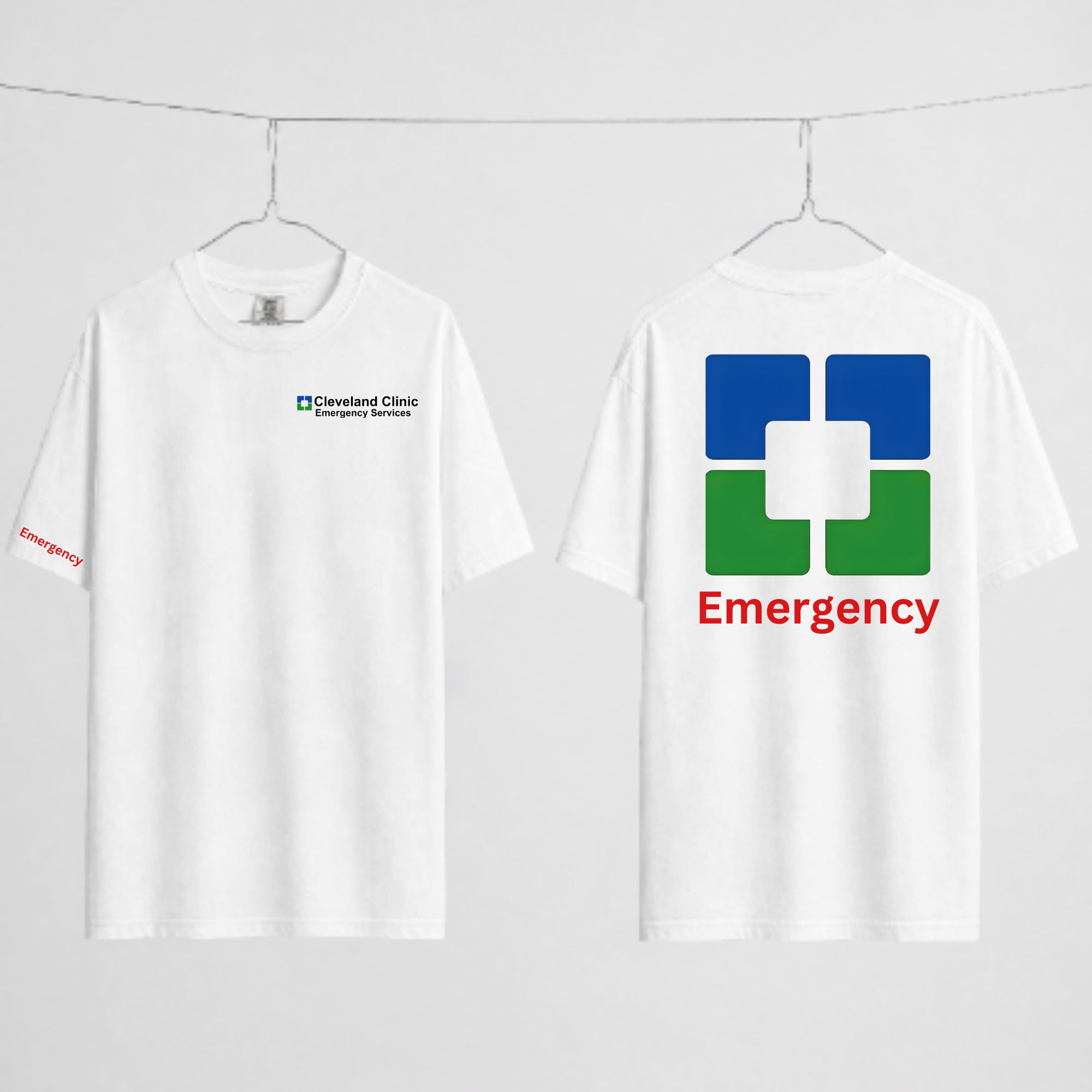Cleveland Clinic Emergency Services T-shirt, Long Sleeve, Sweatshirt, Hoodie
