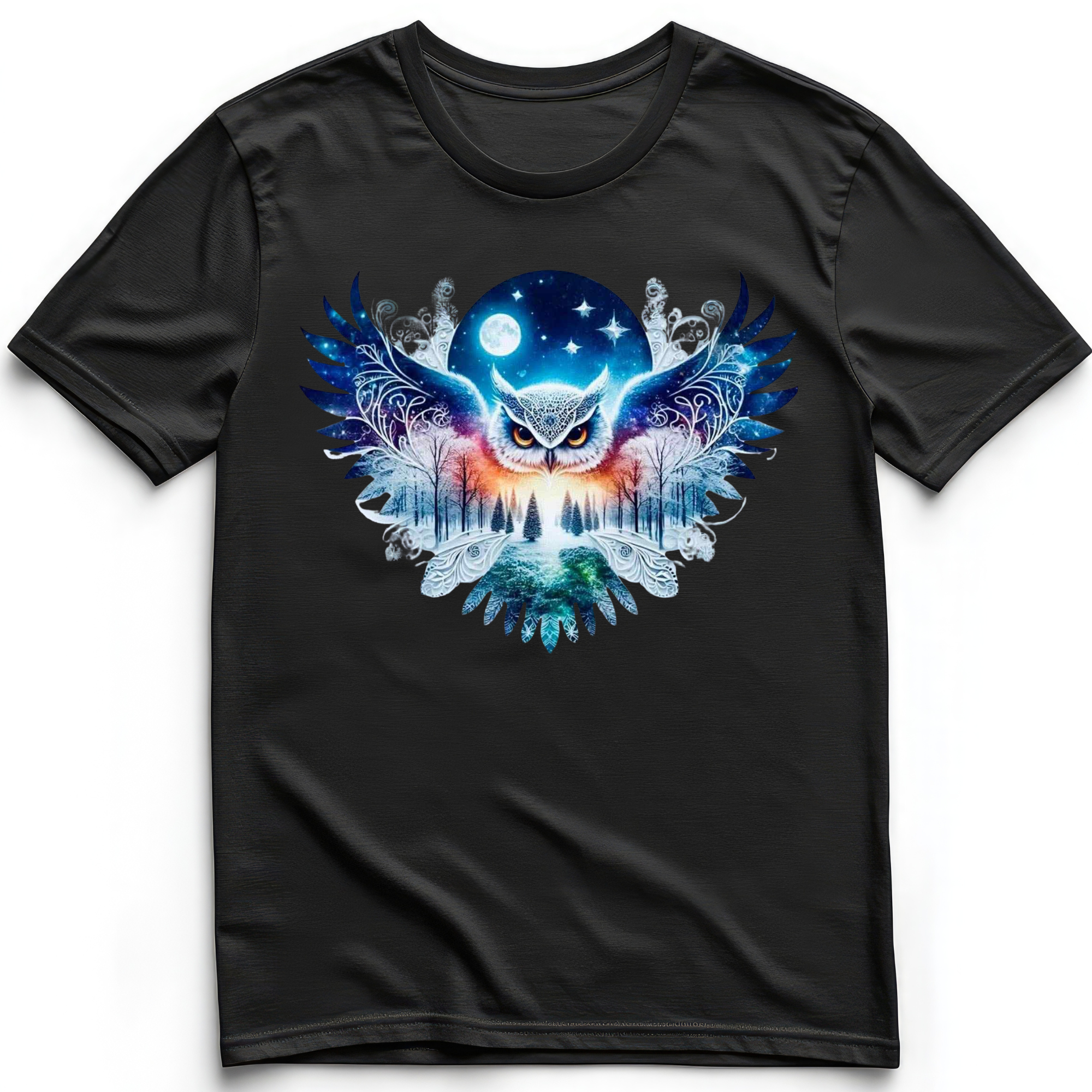 Night Snow Owl T-Shirt