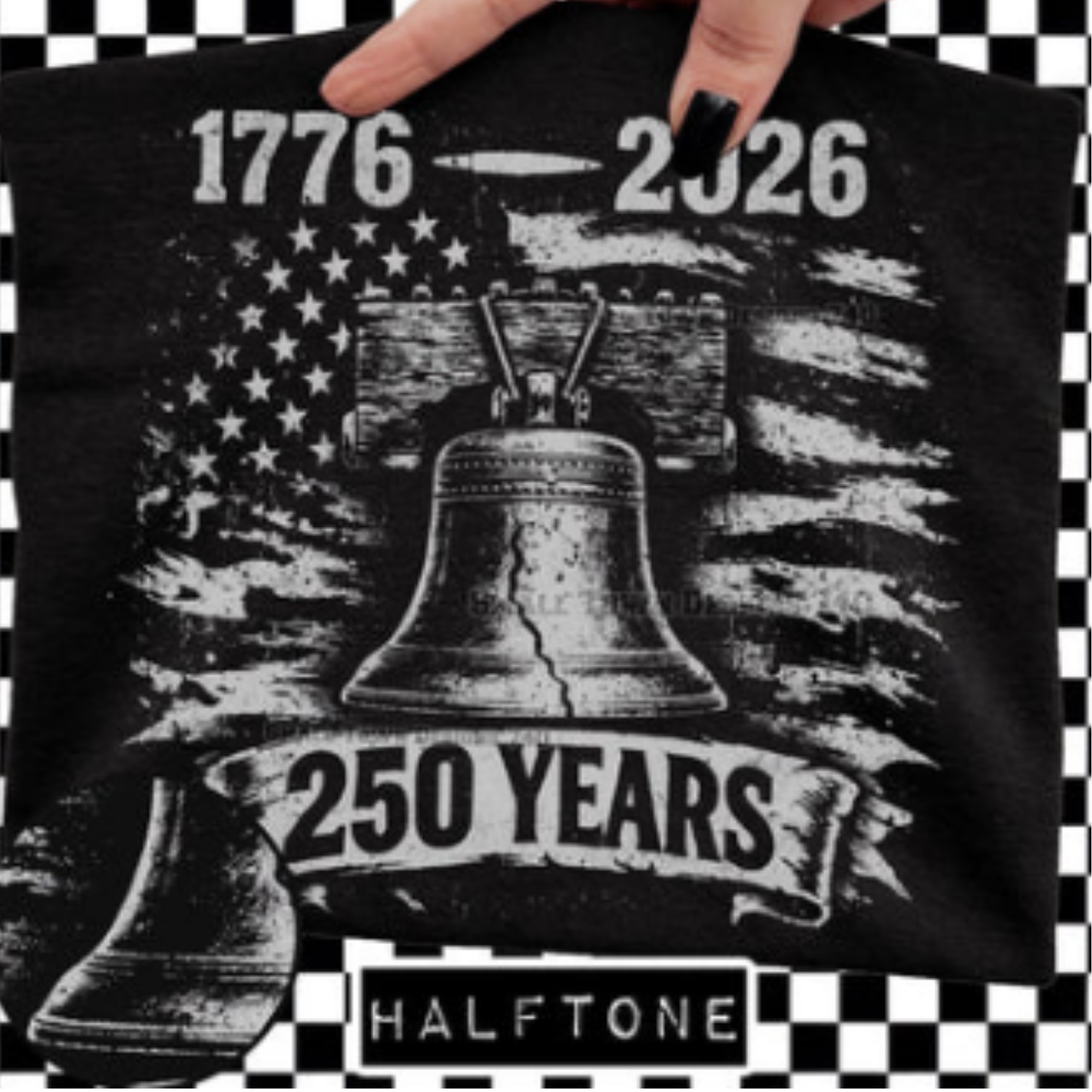 1776-2026 250years bell & flag Halftone.png
