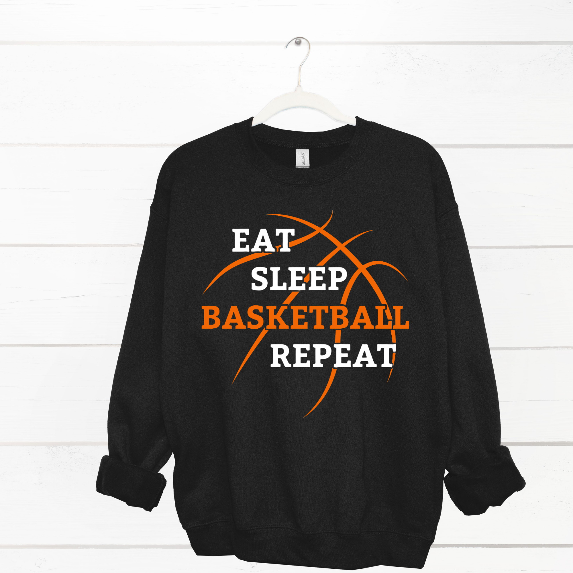 Eat Sleep Basketball Repeat Sweatshirt