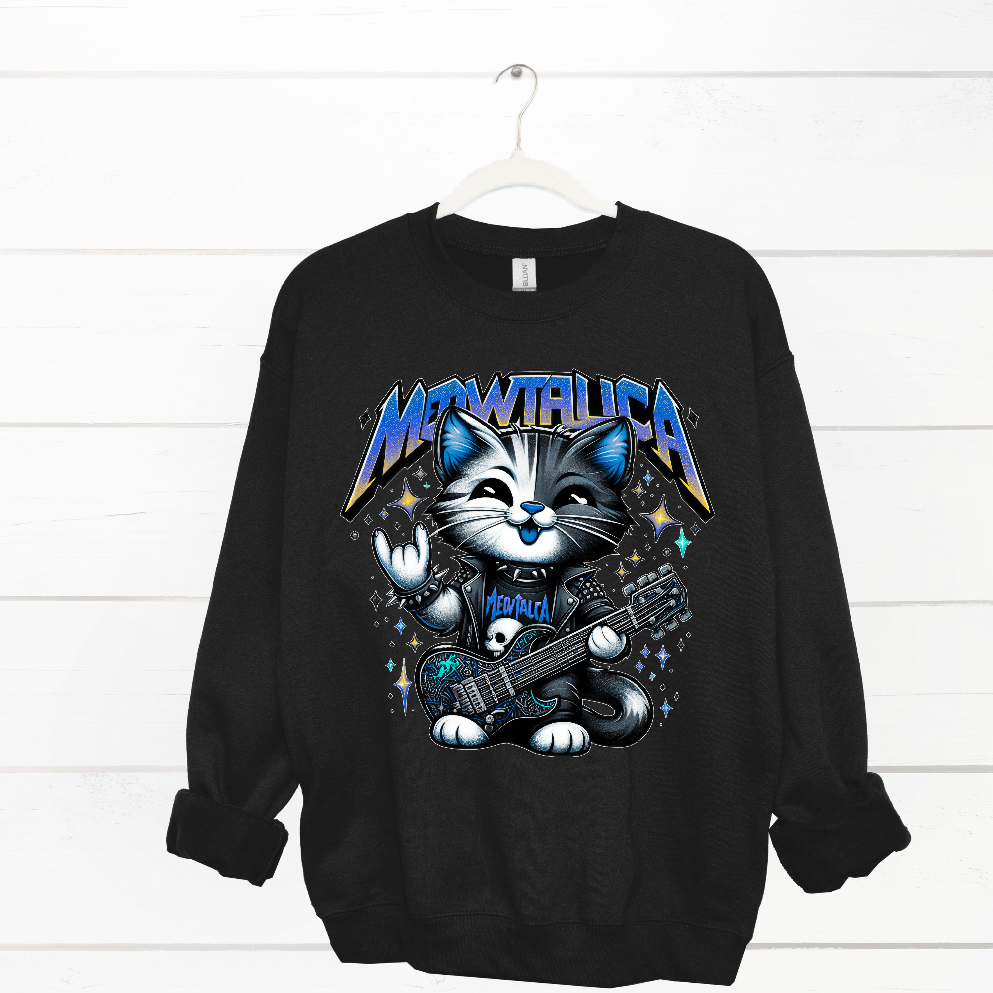 Meowtallica  Metallica Cat Sweatshirt