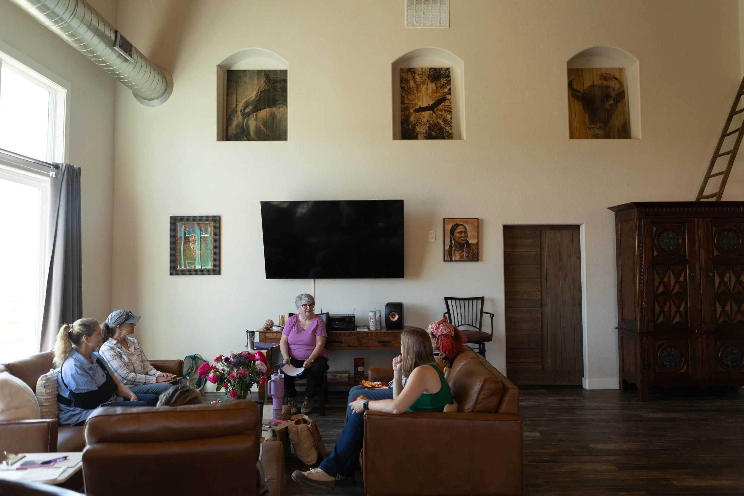 Group of women gathered for The BRAVE Immersion at Half Moon Ranch