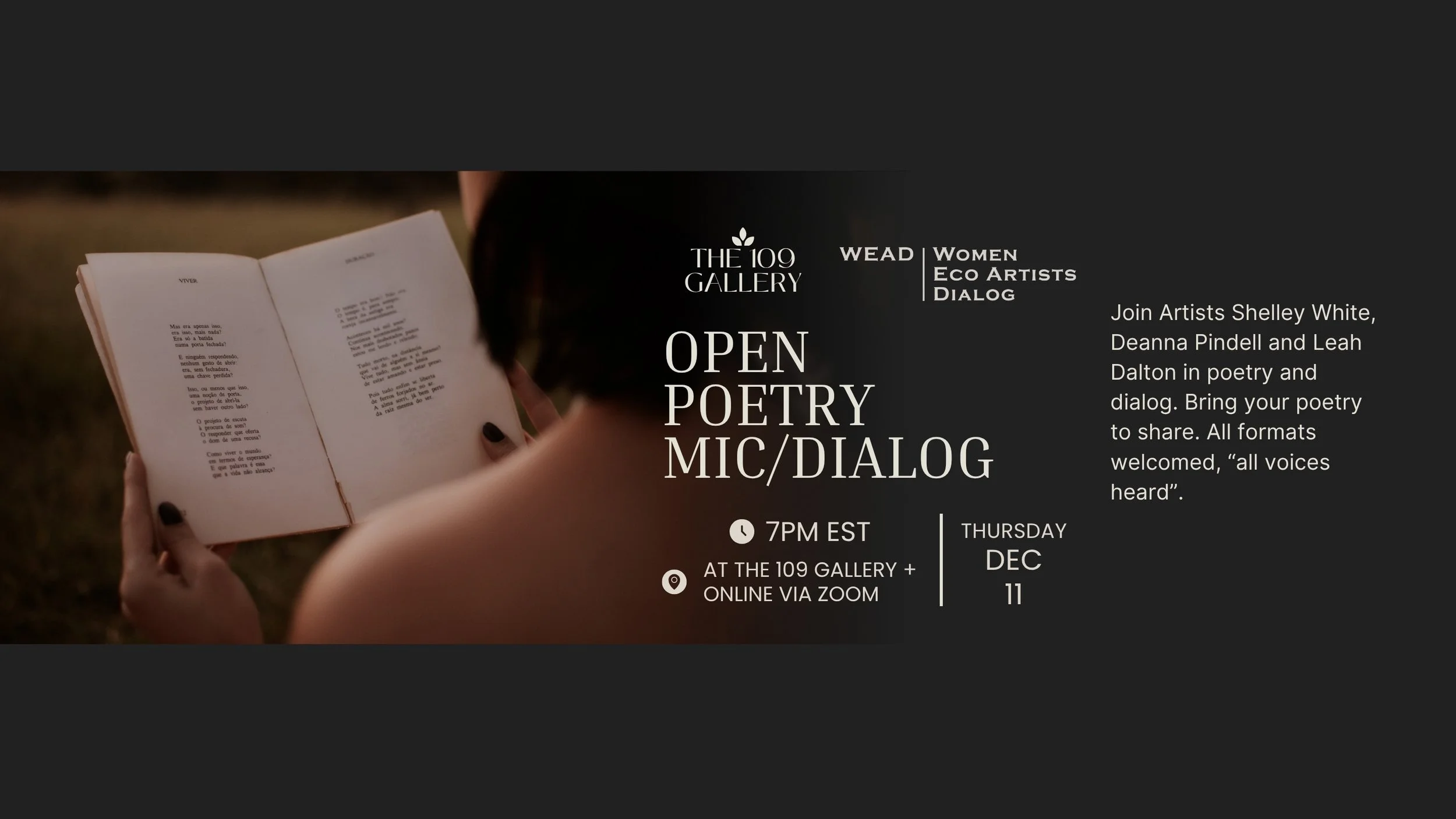 Poetry Dialog + Open Mic