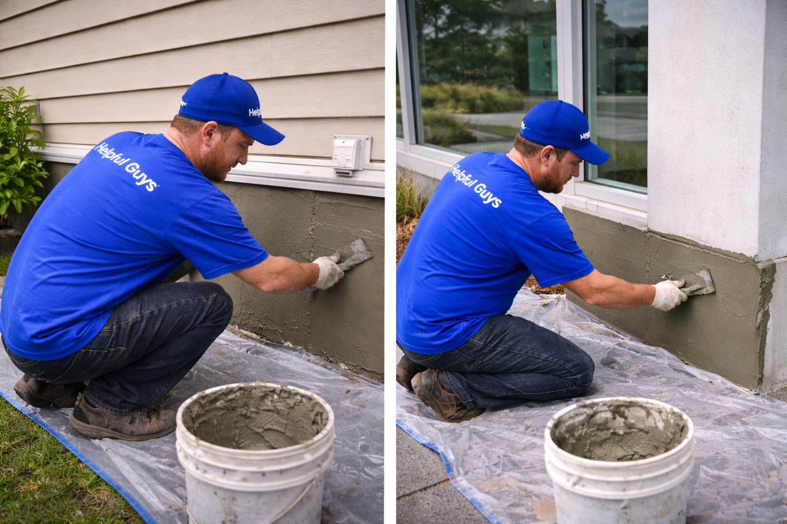 Parging Repair and Installation Services