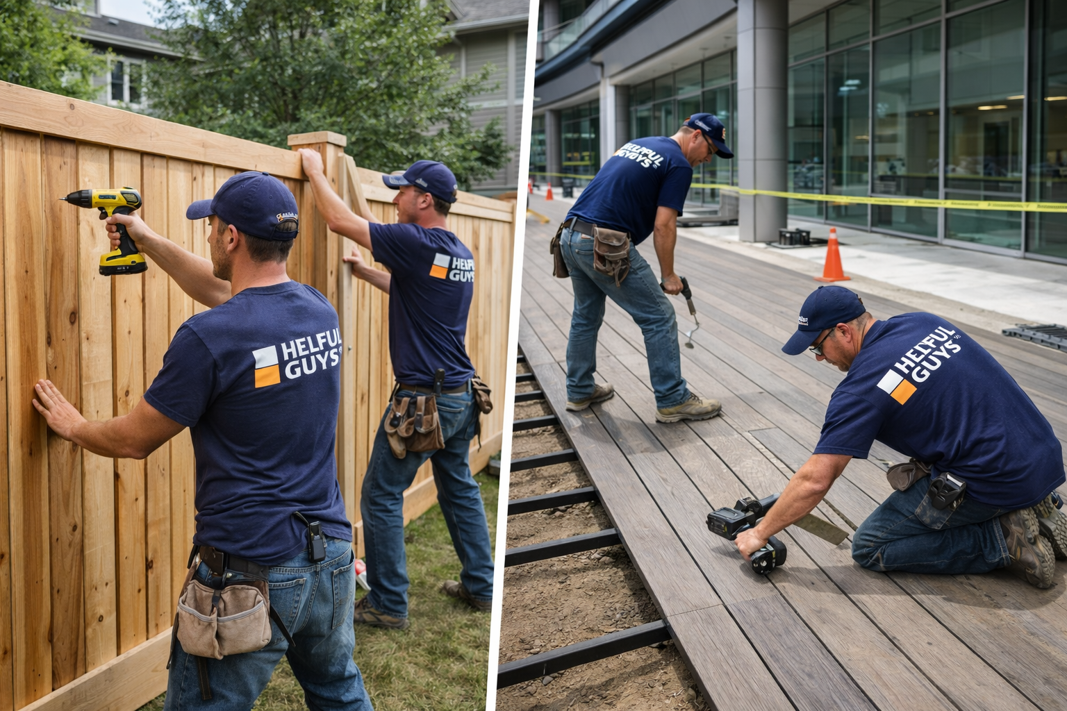 Fencing and Deck installation and repair services for residential and commercial properties