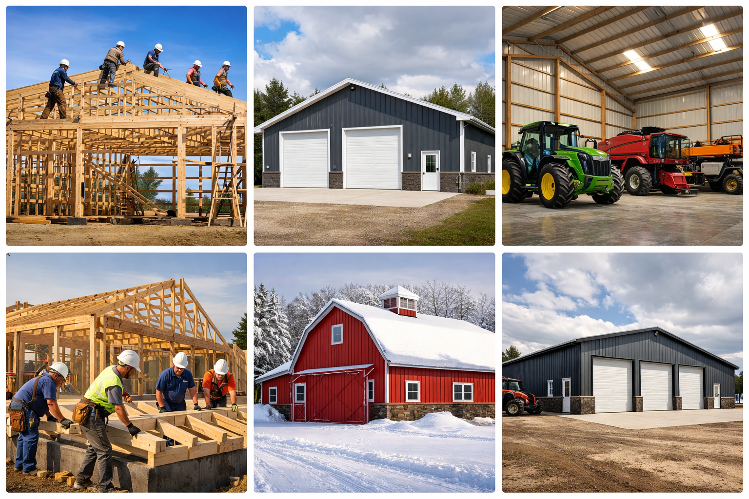 Helpful Guys construction and property services in Edmonton: expert wood framing, shop and garage construction, agricultural buildings, interior facility setups, and foundation work. We deliver reliable, high-quality residential, commercial, and farm