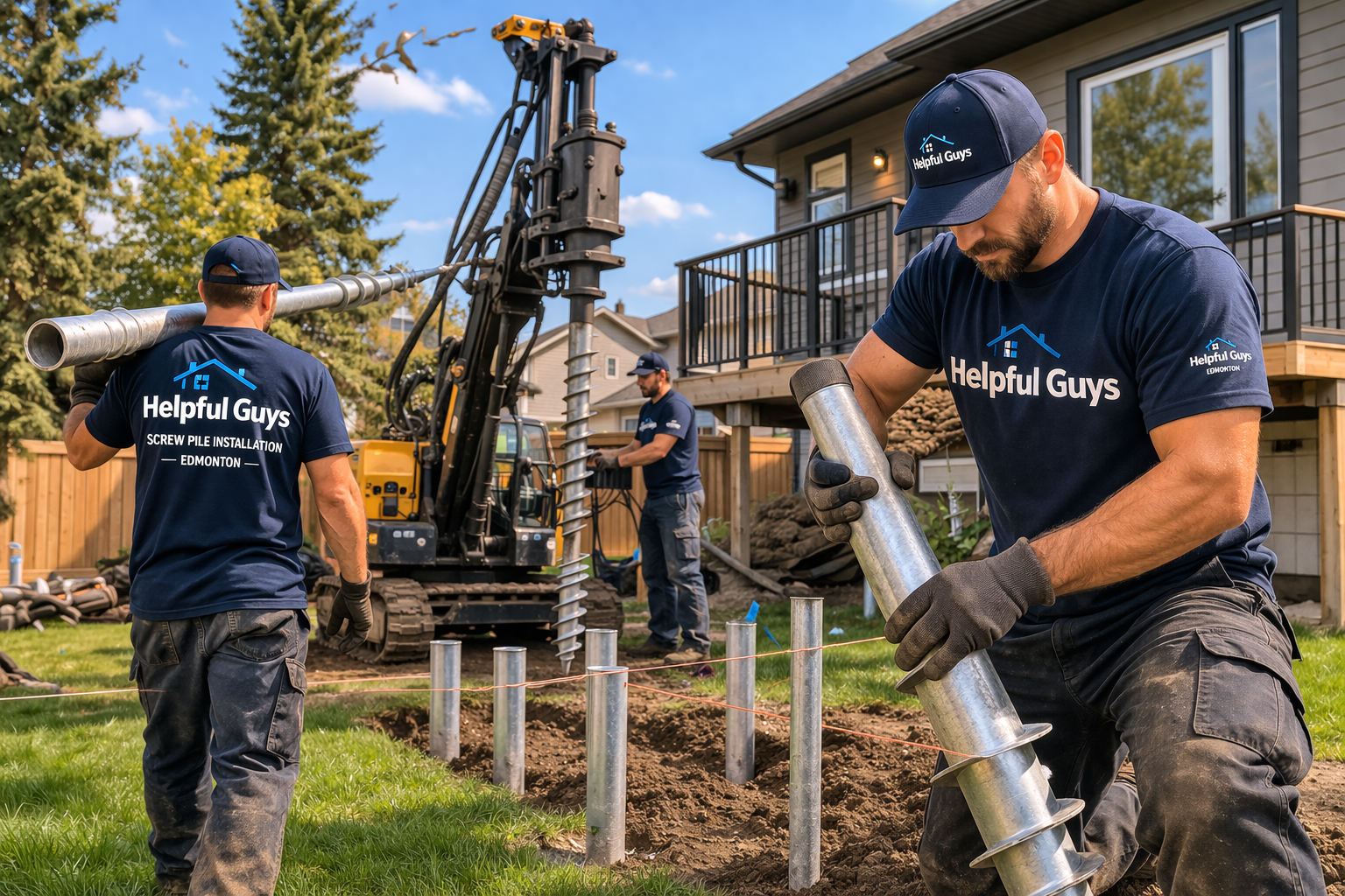 Helpful Guys Crew Pile Installation Services