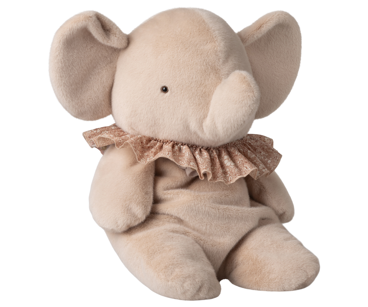 Pre-order: Maileg Elephant, big plush - powder (Expected arrival by: 4/15/26)