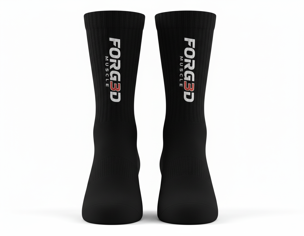 Forg3D Muscle Endurance Crew Socks