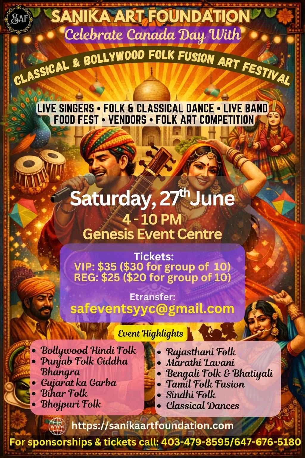 Canada Day with Sanika Art Foundation
