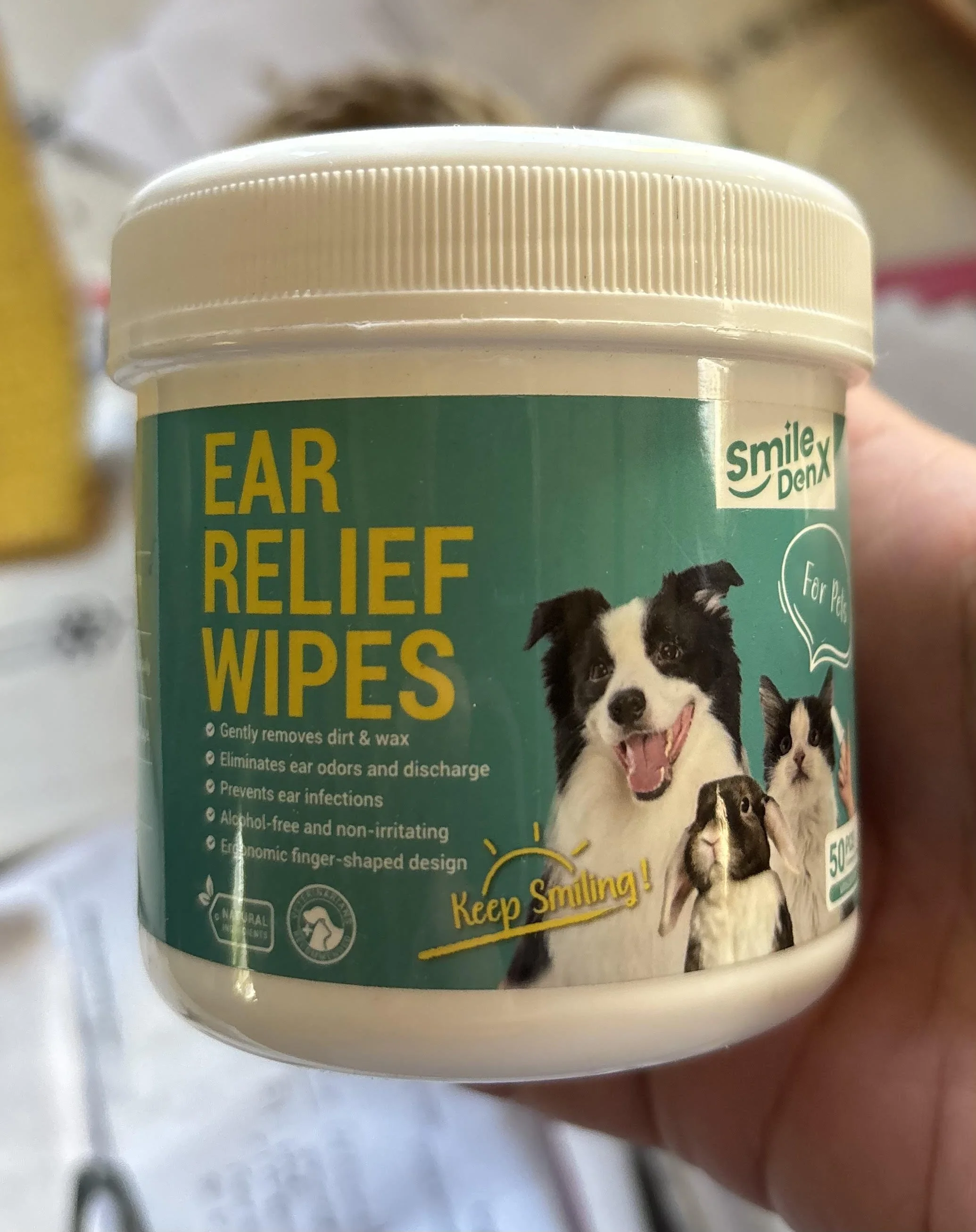 ear wipes, pet ear relief, dog, puppy, cat, kitten