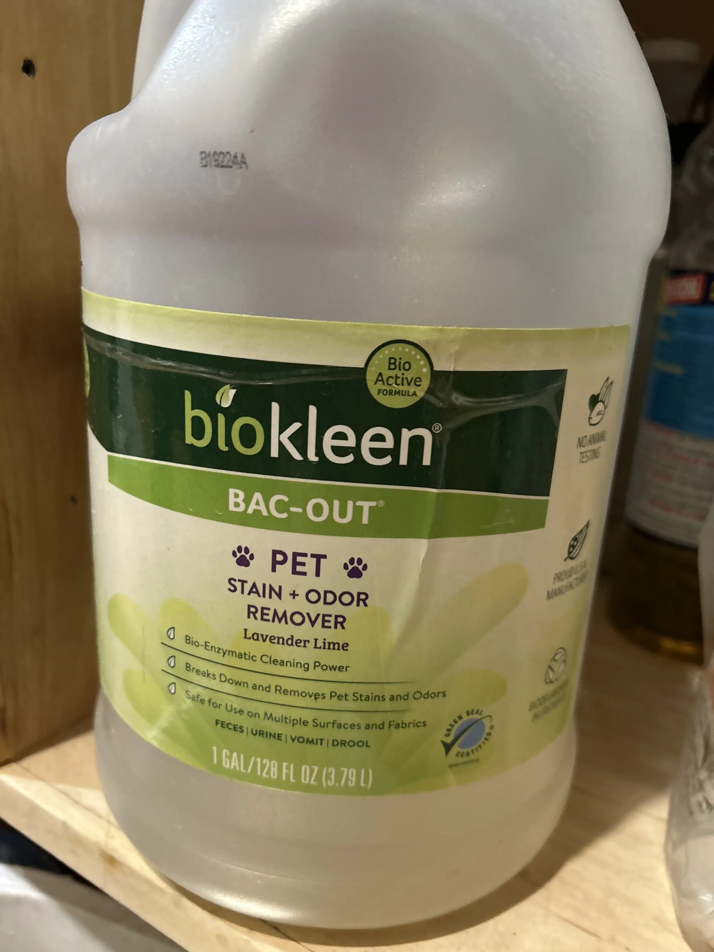 bac out, biokleen, stain remover, pet odor cleaner, natural cleaner