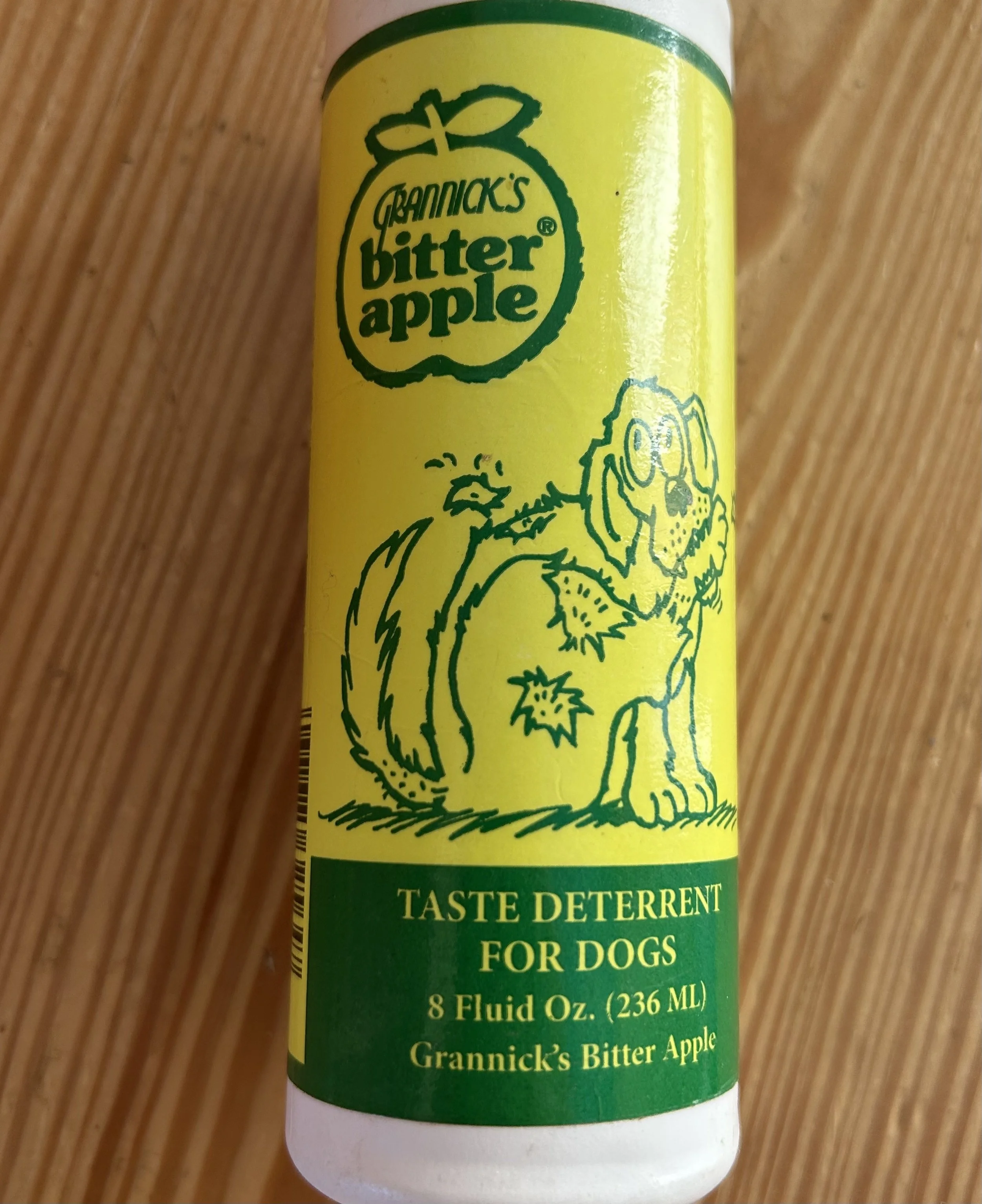 dog training, natural, bitter apple, taste deterrent