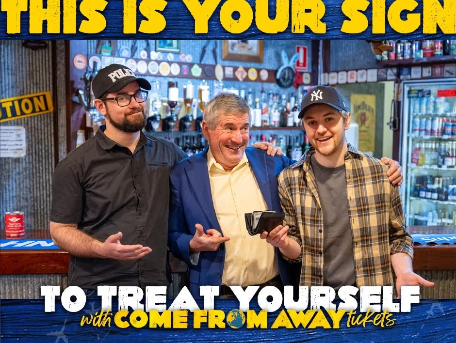 ✨ This is your sign to treat yourself. ✨

Life&rsquo;s busy, but every now and then you deserve a night out that lifts your heart, makes you laugh, brings a tear to your eye, and reminds you of the good in the world.

🎭 Come From Away is that show. 