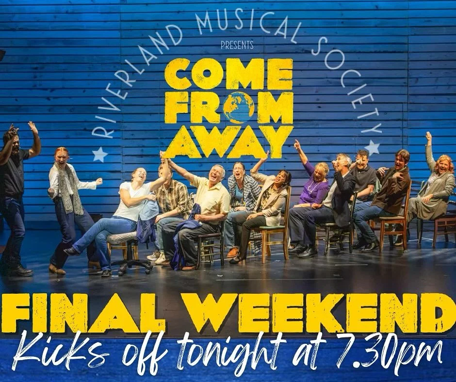 Final weekend starts tonight at 7.30pm at the Chaffey Theatre 🎭
Don&rsquo;t miss your chance to see this unforgettable show before it&rsquo;s gone.

🎟️ Get your tickets now: https://www.countryarts.org.au/events/come-from-away-riverland-musical-soc