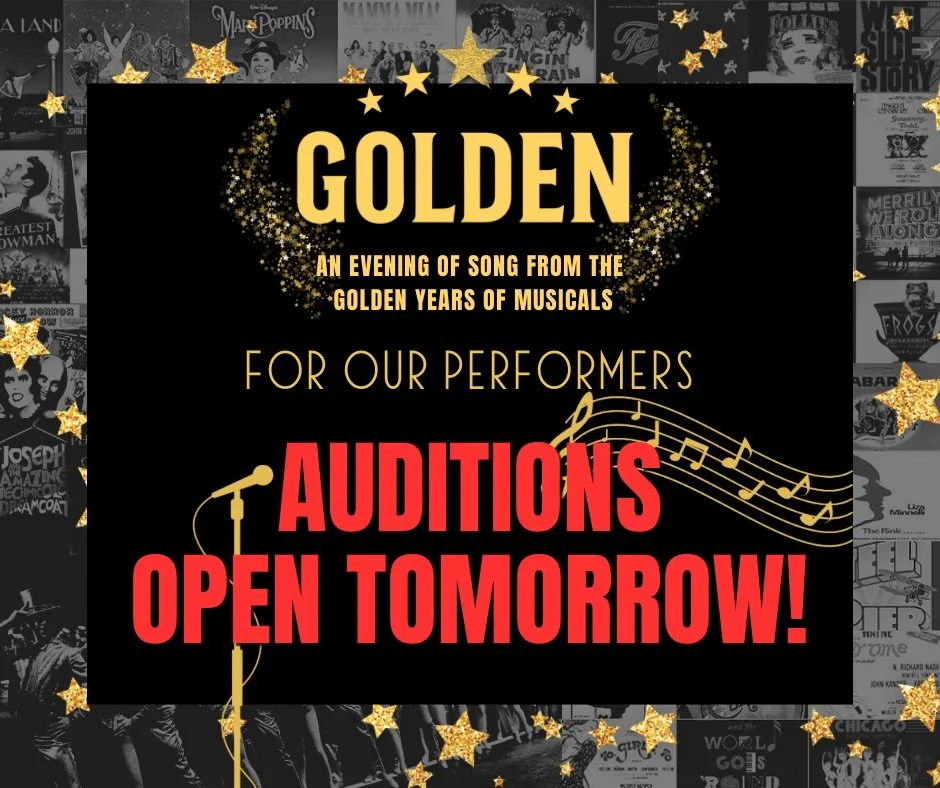 For our GOLDEN Performers - the audition period will open TOMORROW! Keep an eye on our page (and your email if you&rsquo;ve registered interest) to get the link to the registration form. 

We can&rsquo;t wait to see what you&rsquo;ve prepared! 

Expr