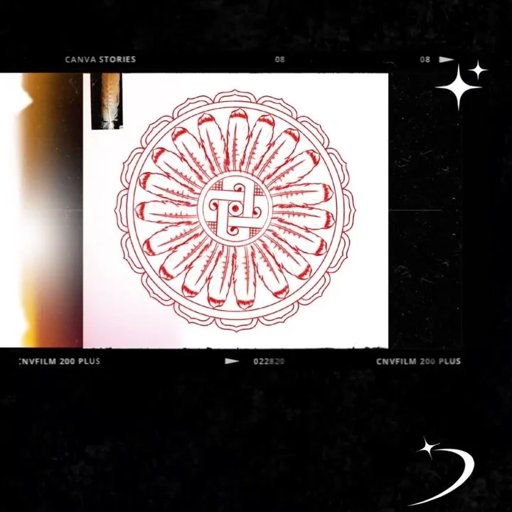 The Original Peoples logo is an interpretation of an Indigenous medicine wheel, inspired by southeastern Indigenous art. 🤎

Featuring red tail hawk feathers, it symbolizes strength and vision for the Indigenous communities of southeastern North Caro