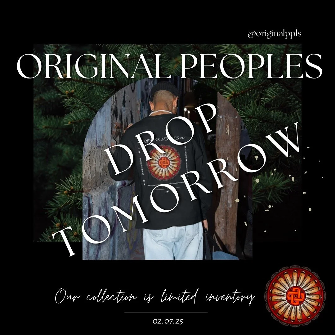 We are proud to announce that the first collection from Original Peoples will be available in just a few more hours, February 7th @ 12am EST. ✨

This collection is not just clothing; it represents a significant step in bringing Southeastern Indigenou