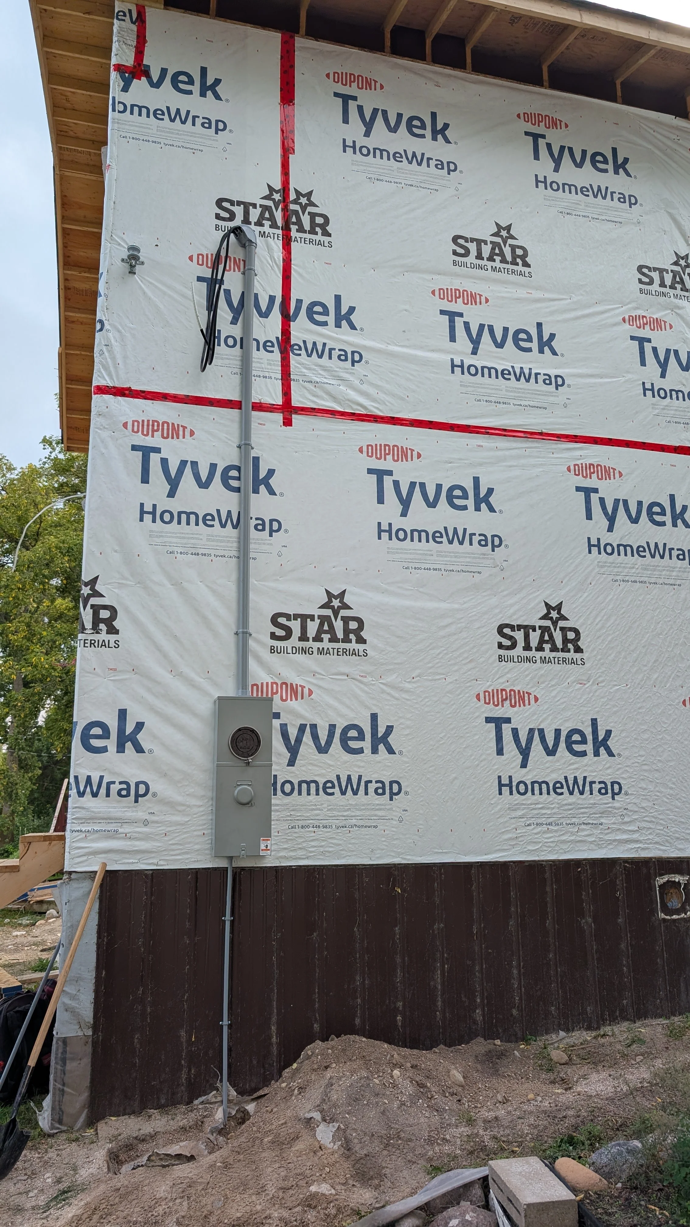 New overhead 200A Farm service 