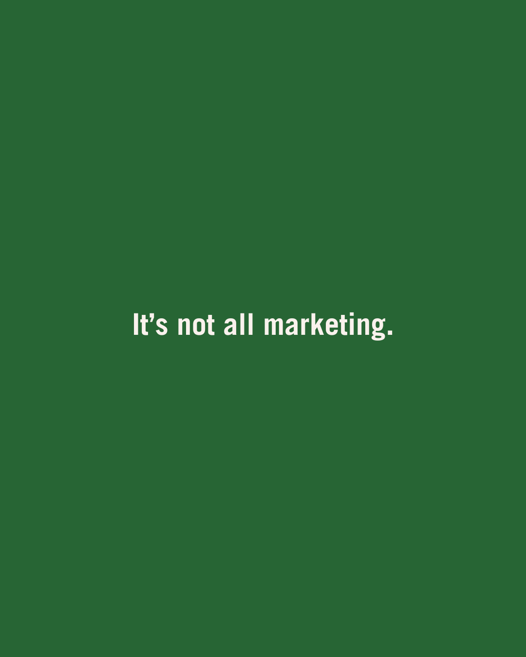 When Your Marketing Isn’t Working (It Might Not Be Marketing)