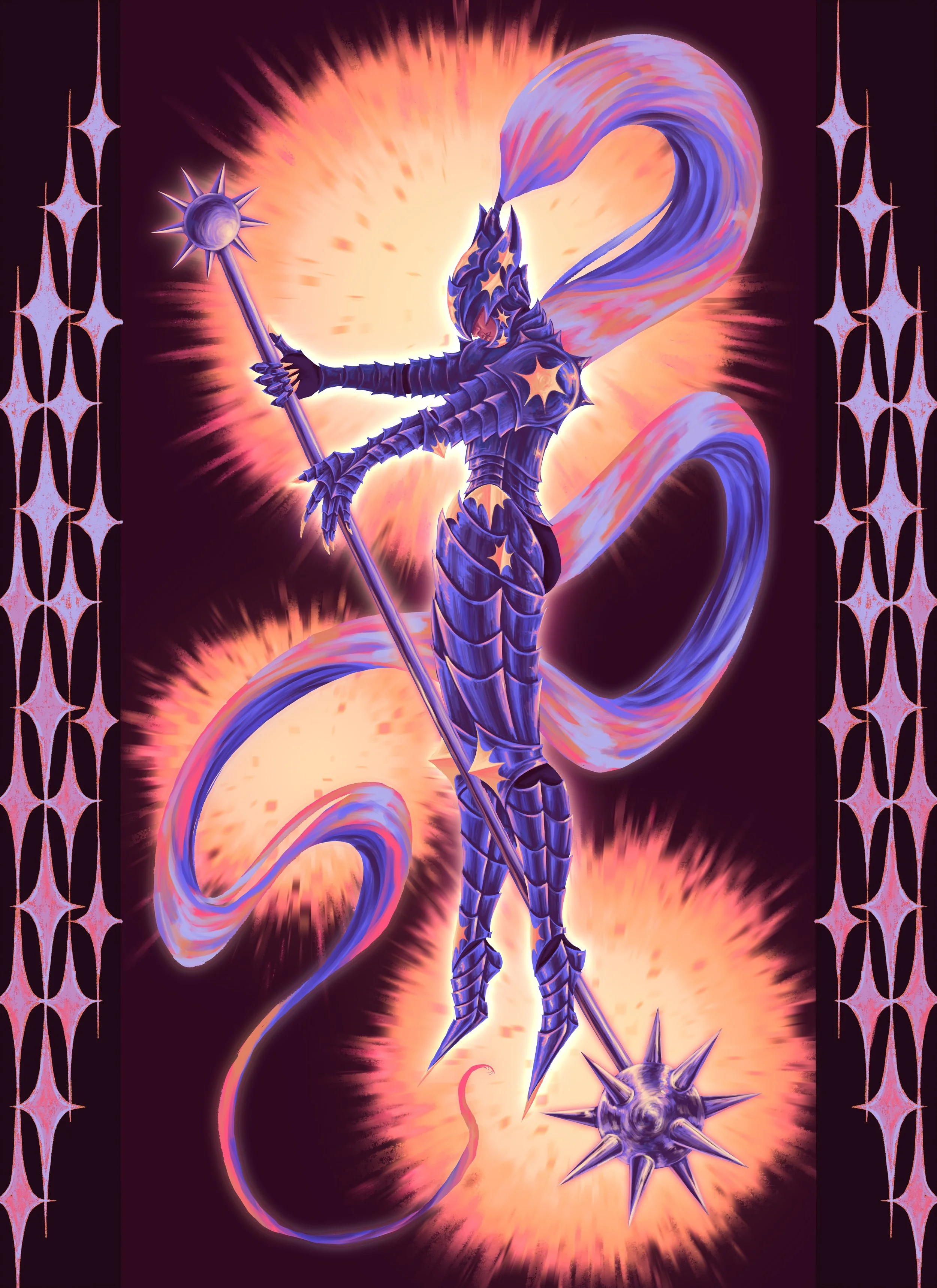 Starry Knight Print