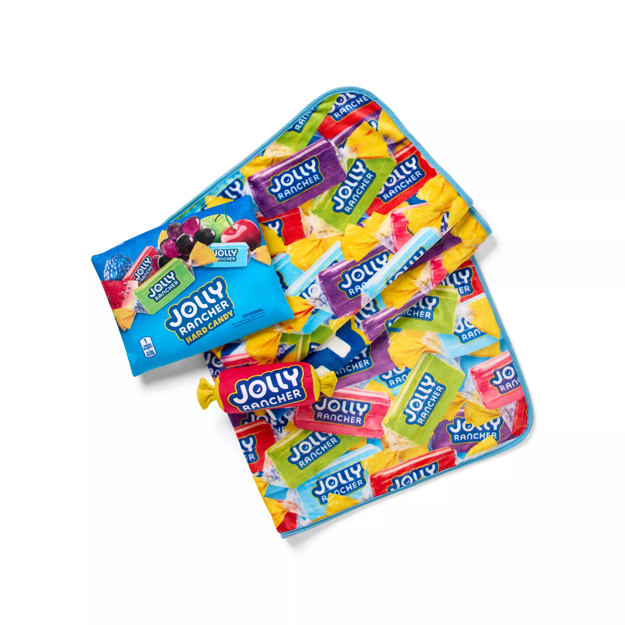 Jolly Rancher Fleece Blanket and Plush Set - Spencer's.png