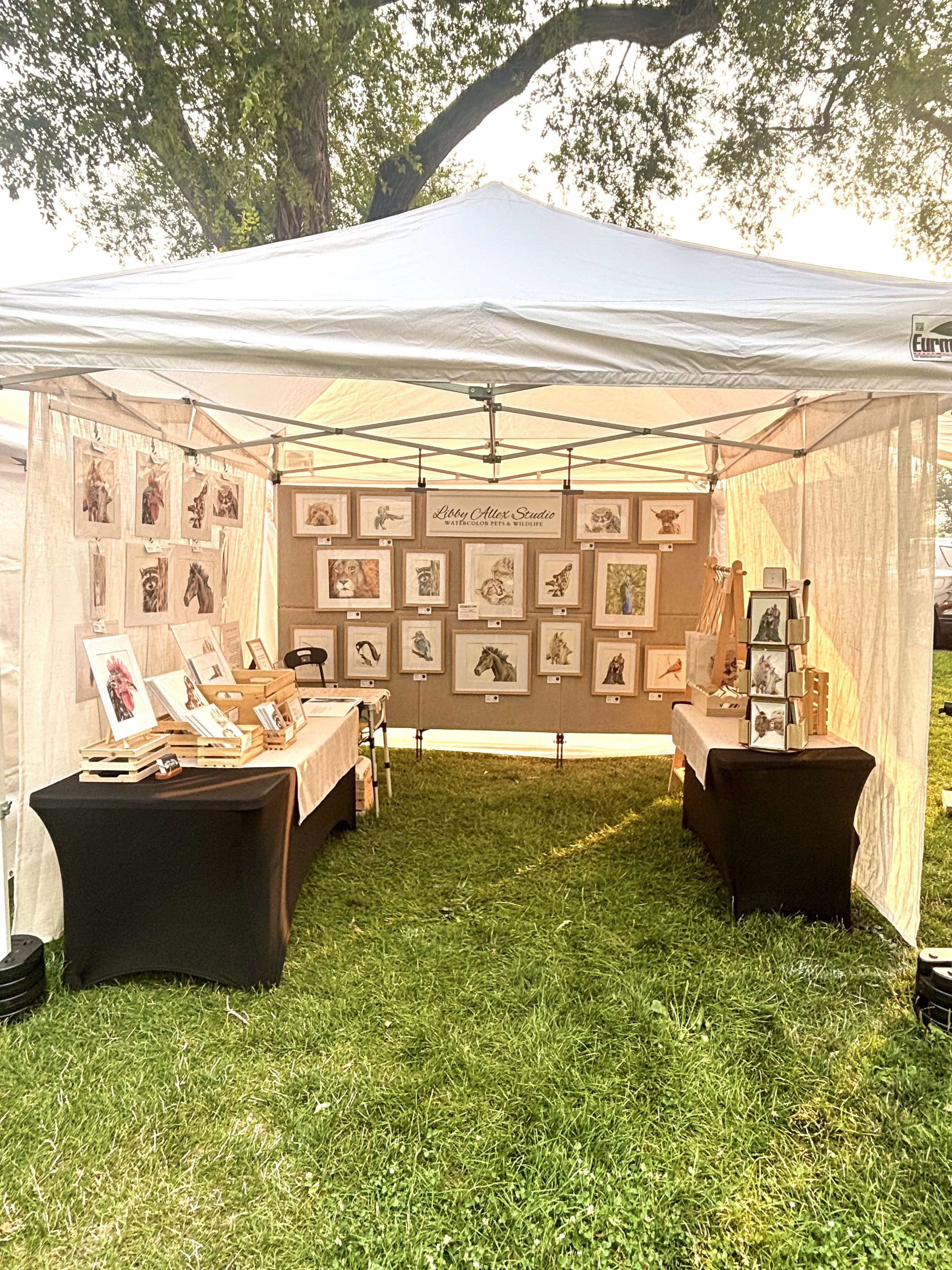 Libby Allex Studio Booth Display
