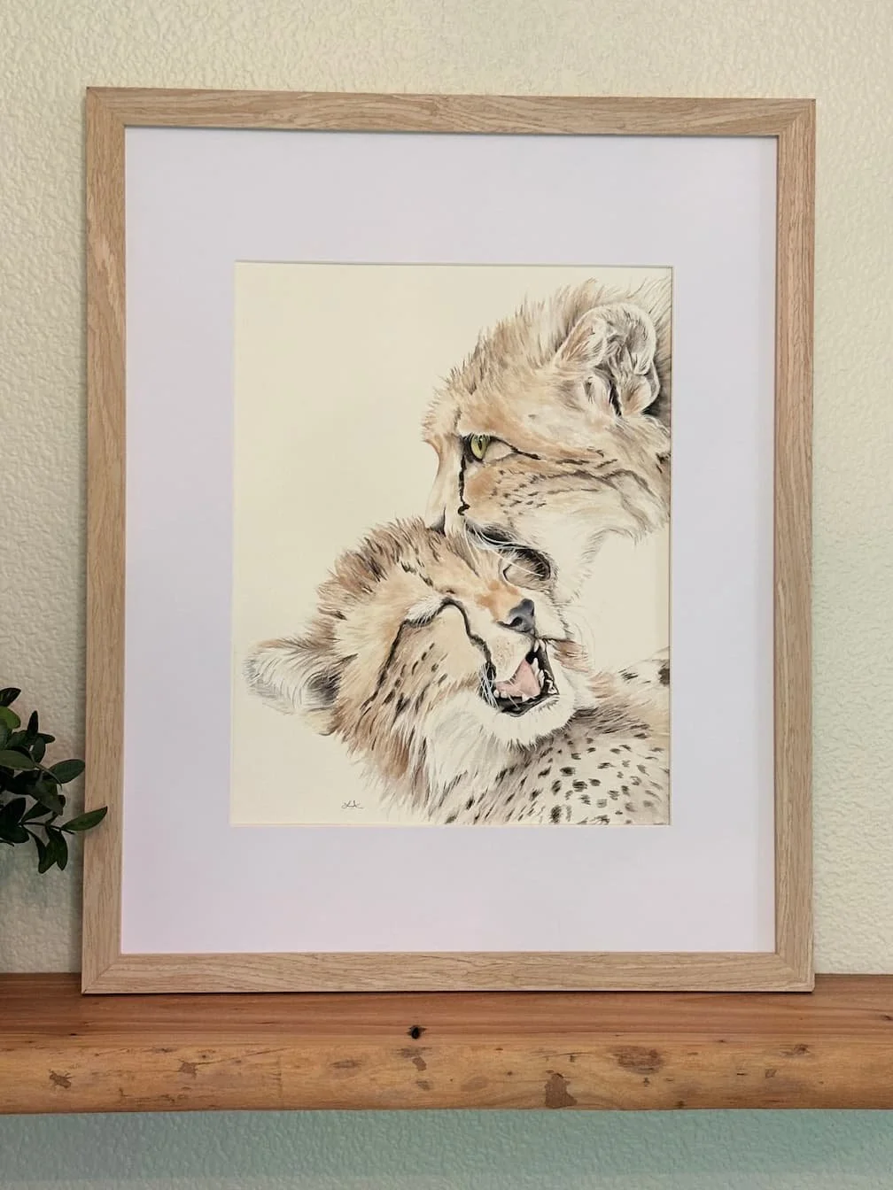 Growing Strong | Framed Original Watercolor Painting
