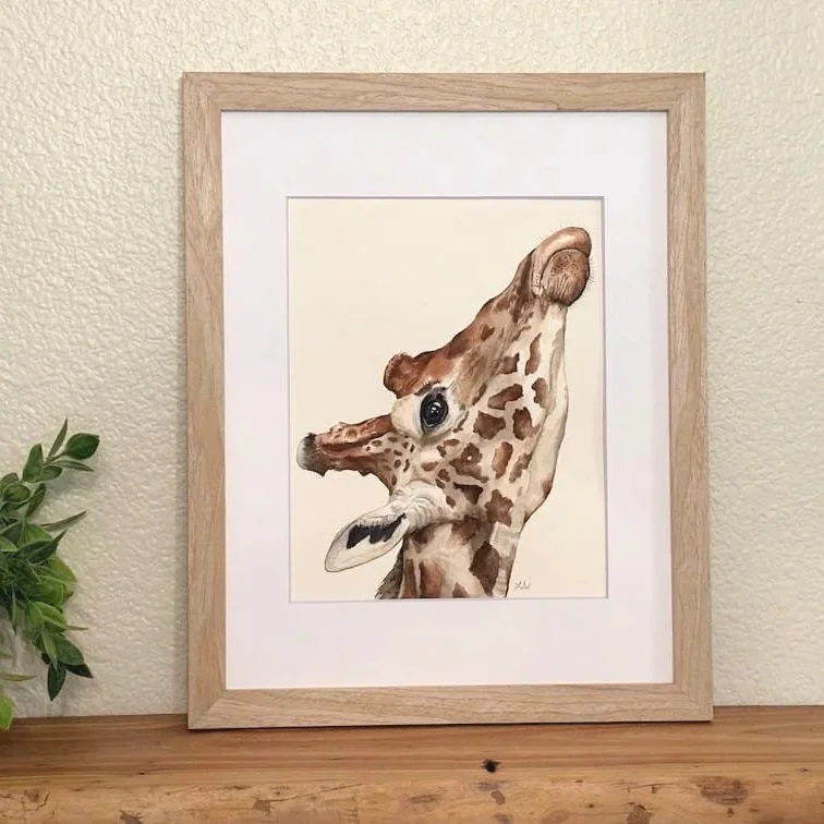 Gentleness | Framed Original Watercolor Painting