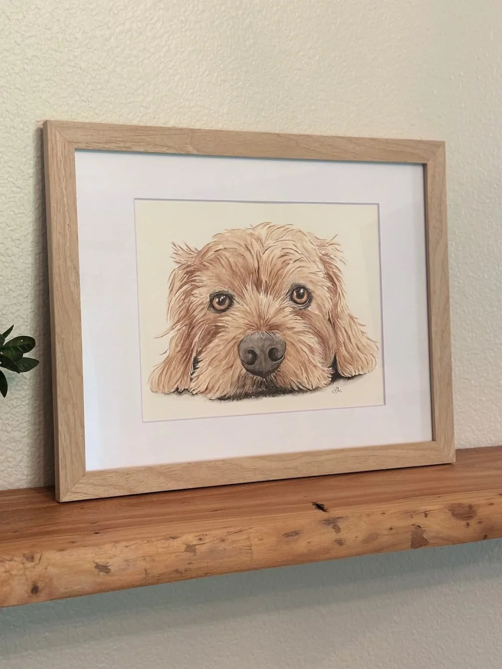 Always Waiting | Framed Original Watercolor Painting