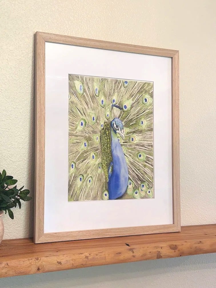 Crown of Color | Framed Original Watercolor Painting