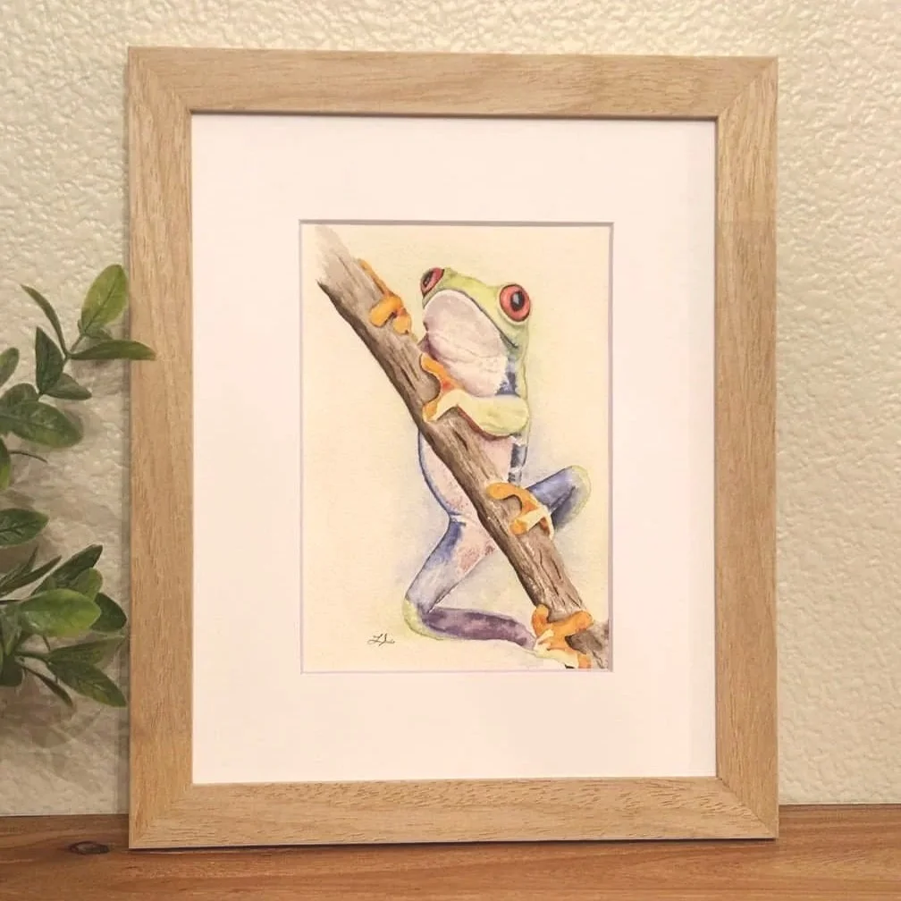 The Lookout | Framed Original Watercolor Painting
