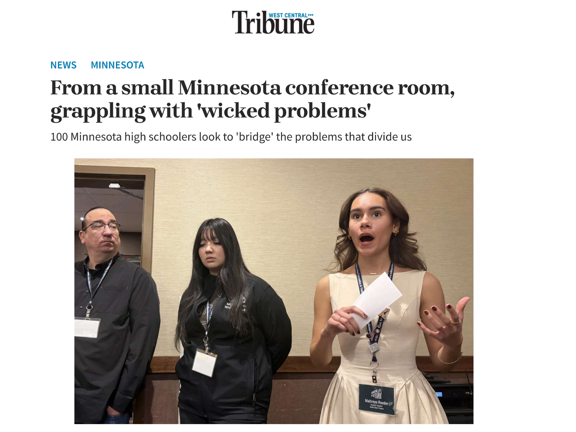 In the News: America’s Future Summit