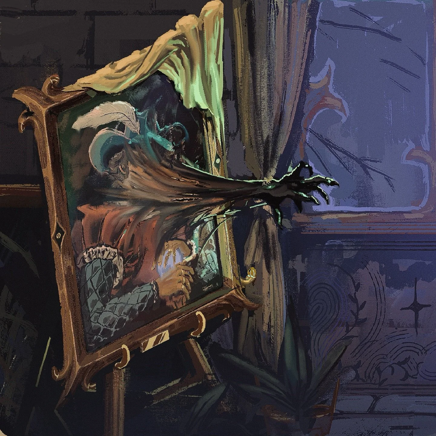 Uncanny Valley - The Gardens

Behind the estate lies a vast and unkempt garden, complete with hedgemaze tended by automated garden mannequins. This was the domain of groundskeeper Lyrian before his disappearance months ago.
-
I had so much fun with t