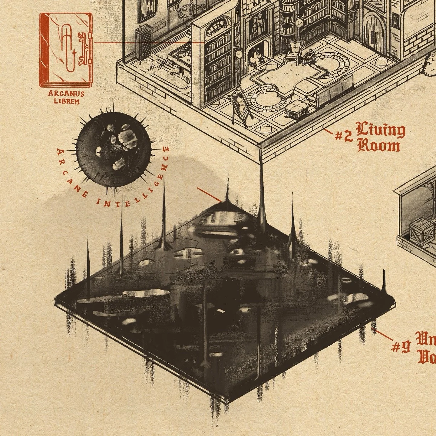 Uncanny Valley - Uncanny Valley/The Tower
-
Created to contain the banished spell, the Willowstair tower's magical seals still hold to this day, preventing the Arcane Intelligence from physically manifesting on the material plane. It's prison has bec