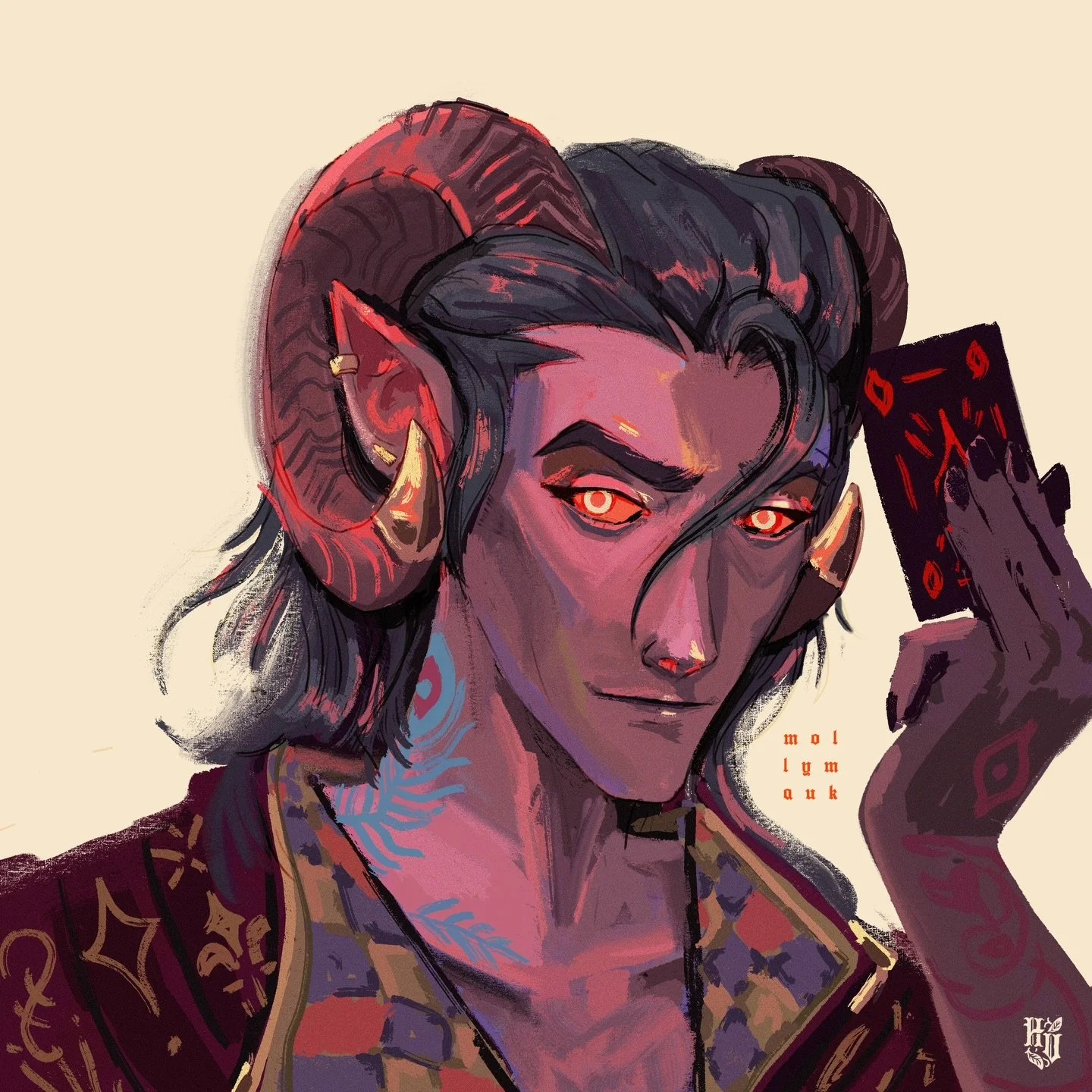 Molly! Watching the mighty nein has made me remember why i loved this character so much. everyone go see it so i can watch my favorite characters get traumatized in the next season yyaaayyy!! 
-
#criticalroleart #themightynein #criticalrole #mollymau