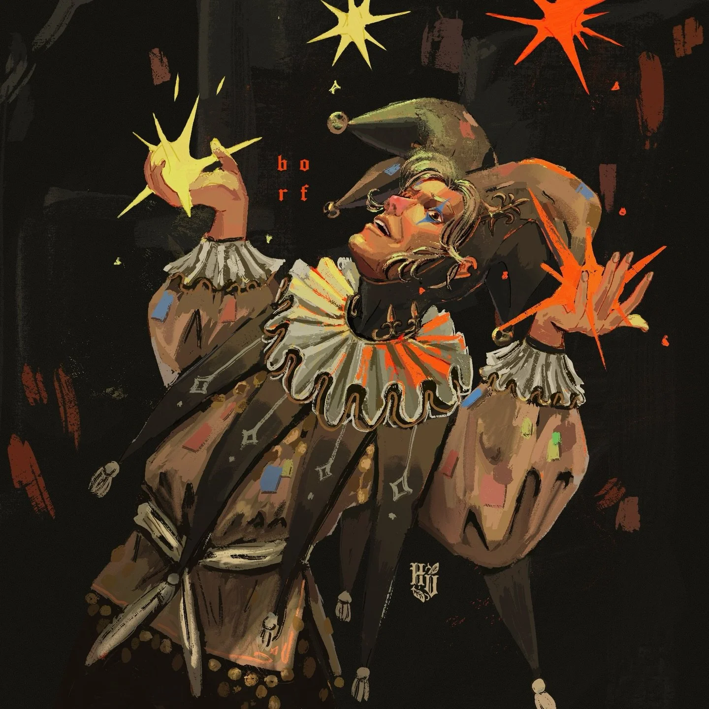 Happy 10 years High Rollers!!! It was about time i owed some fanart to the people that got 3 spots on my most listened podcasts of 2025. Thank you all for the detailed world, the amazing adventures, and the jokes. On that matter, I have drawn the fam