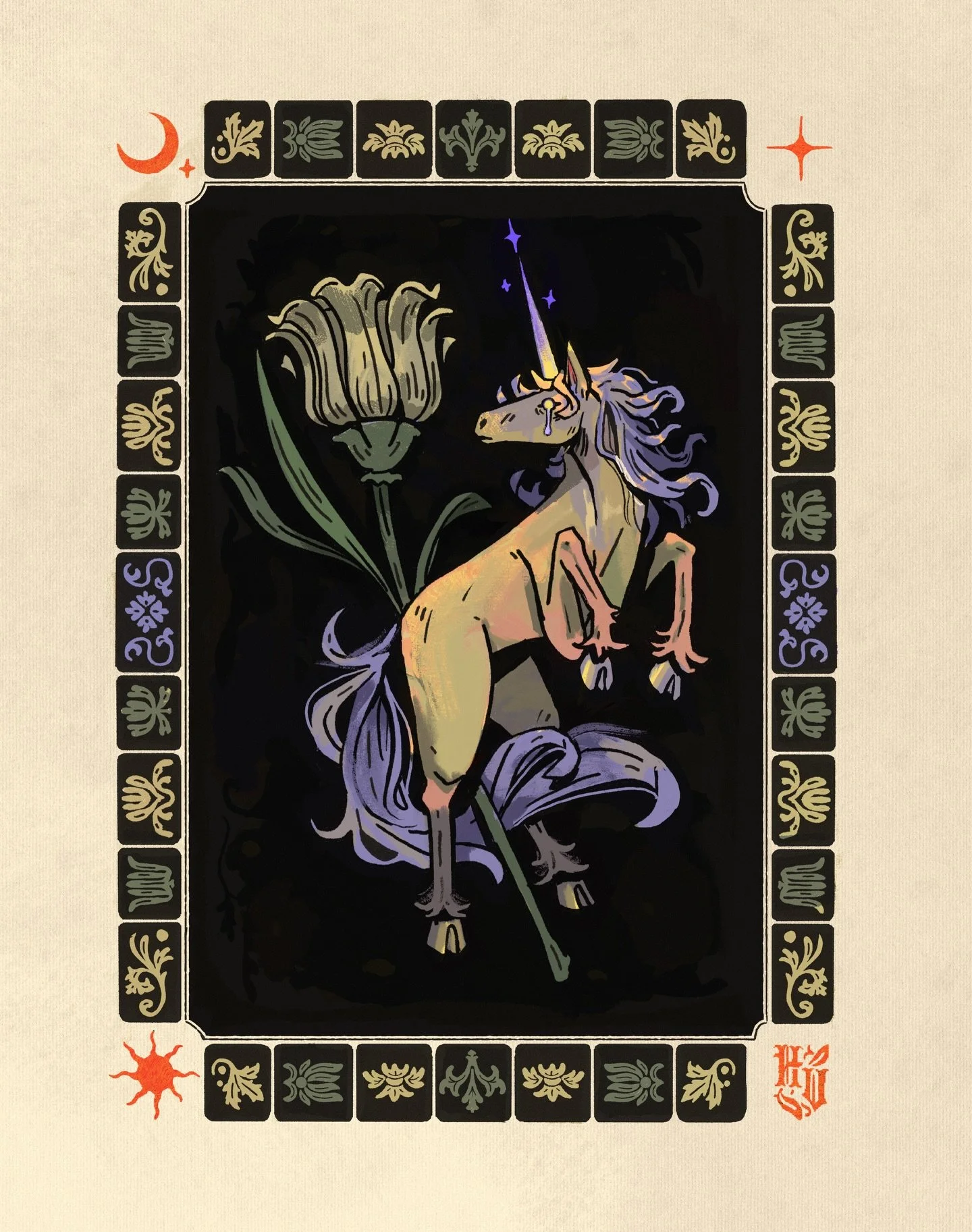 Perennial
-
Yes I will draw more unicorns and no I won't stop sorry ✨
#natureart #fantasyart #medievalart #unicorn