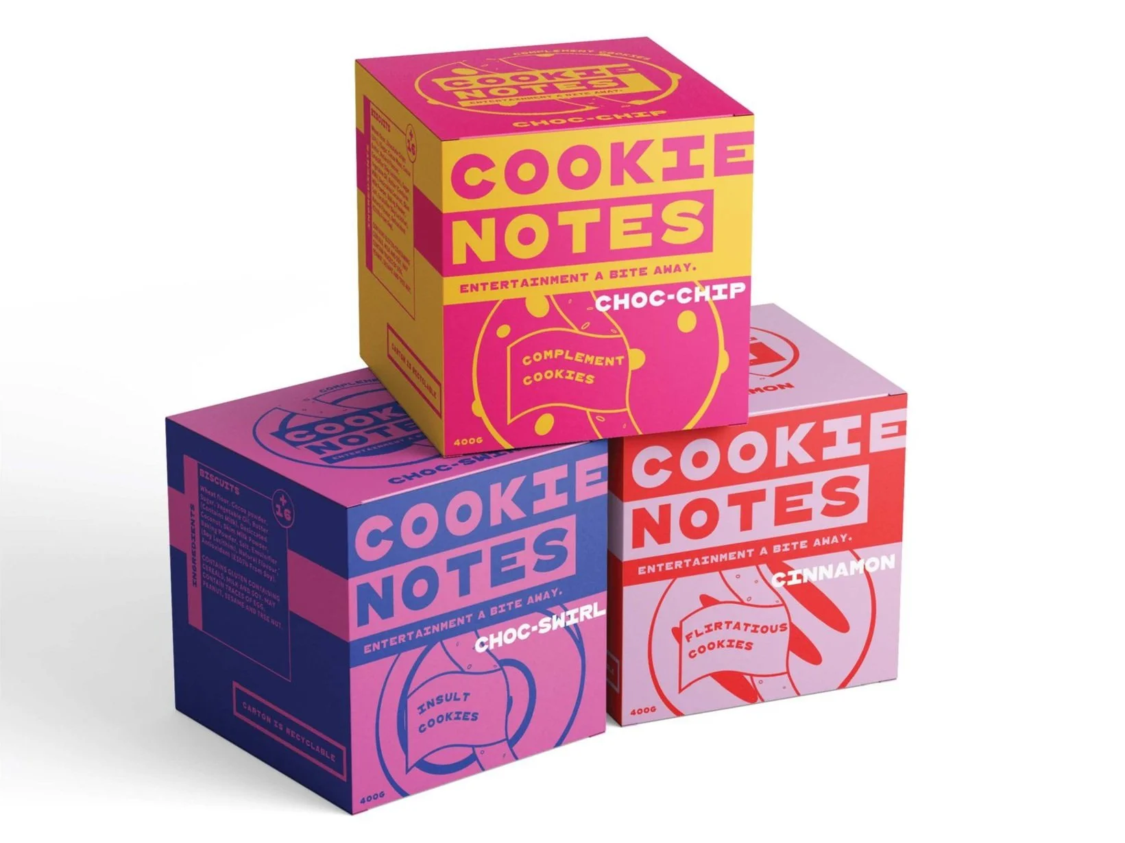 Cookie Notes - Packaging Design