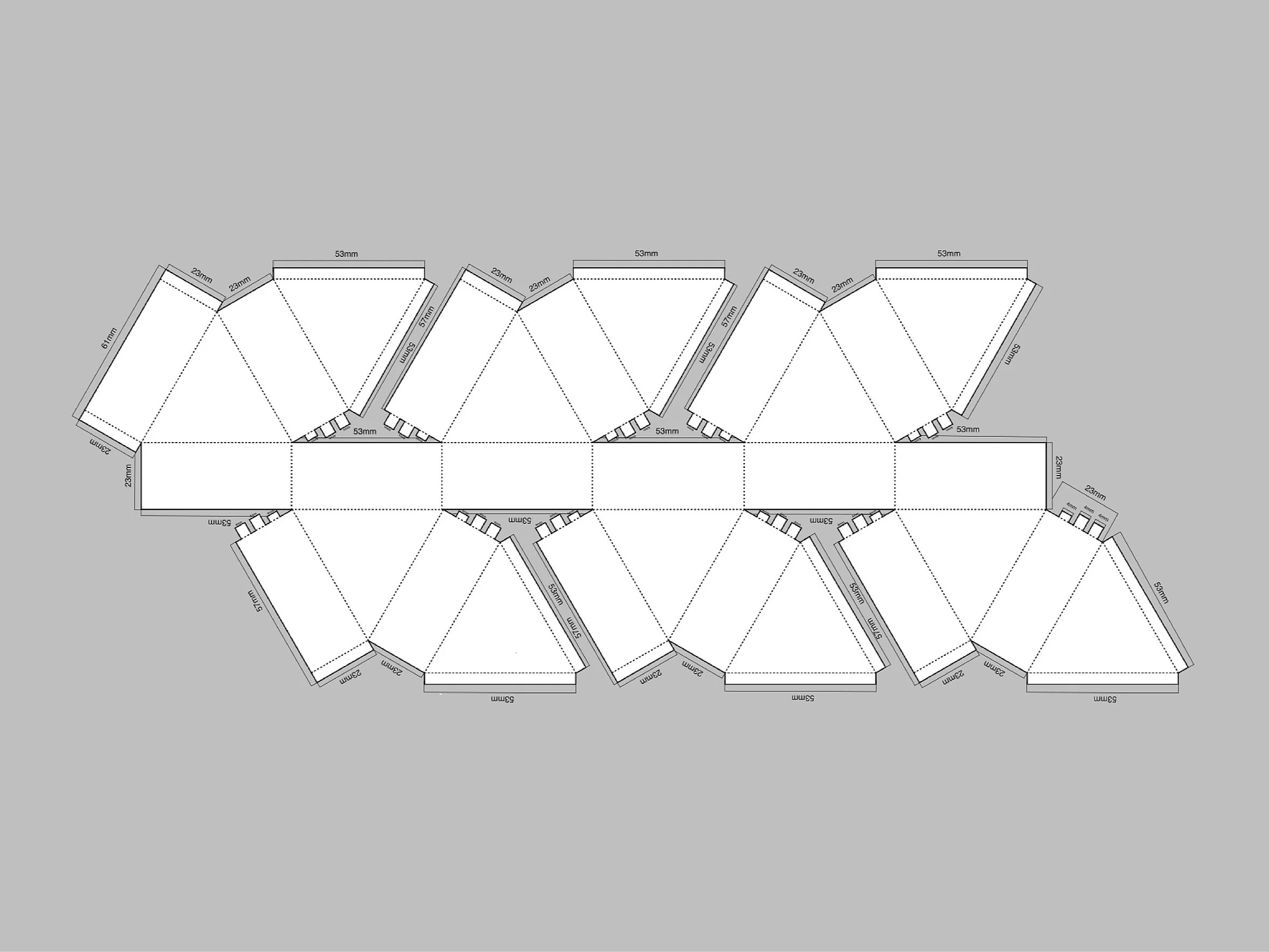 Packaging Dieline