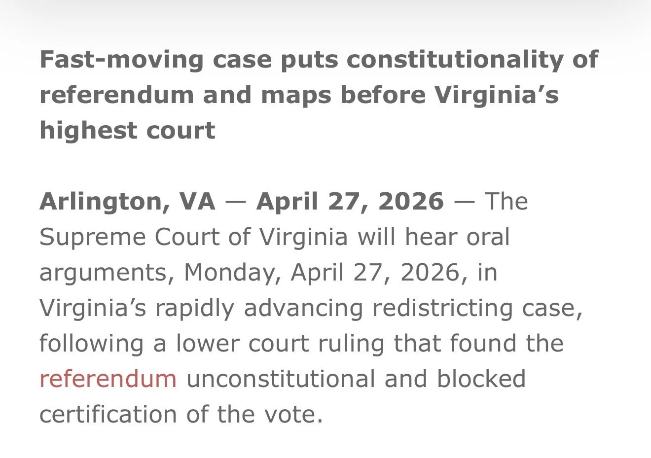 ETI: Former AG Cuccinelli on Virginia Supreme Court Redistricting Oral Arguments