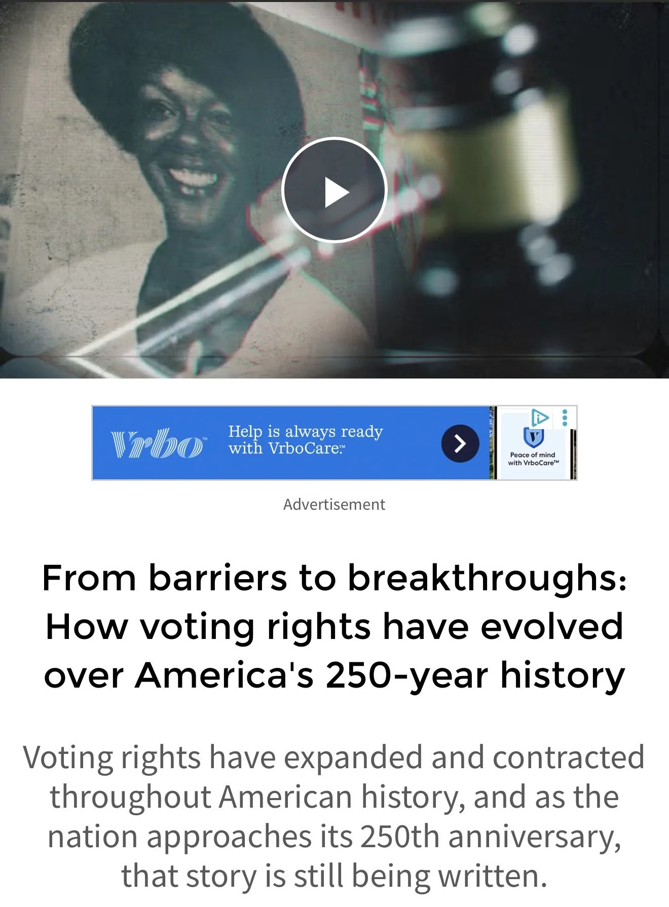 From barriers to breakthroughs: How voting rights have evolved over America's 250-year history