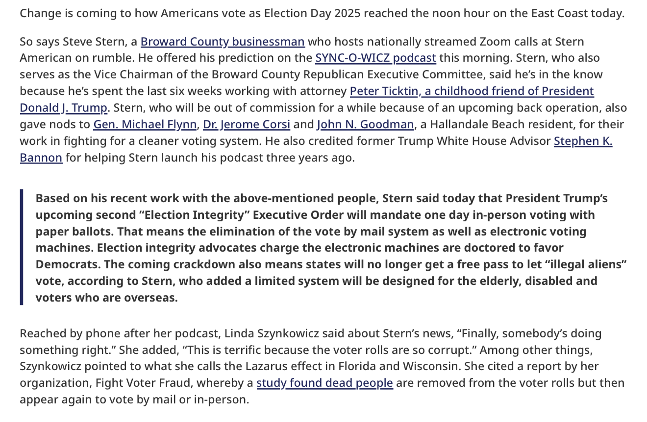 Your News: Election Integrity Advocates Speak Out as Americans Vote Today