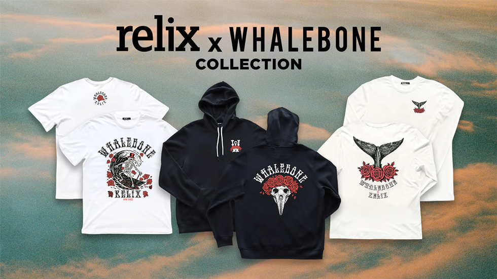 CarlSchellCreates.com Mostly Music blog Relix Whalebone apparel