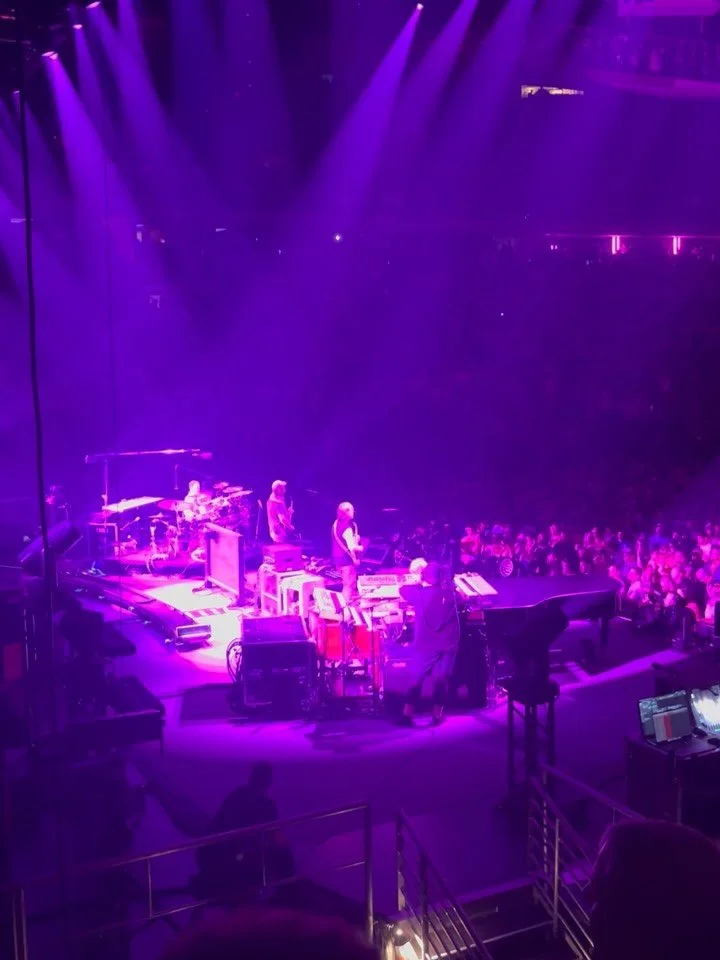 Now that was ridiculously fun. And inspiring. Night 1 of @phish @thegarden was an experience and a half.

Loved all the directions in the jams. Trey went on drums while Jon sang and played the vacuum cleaner. Trampolines, foot ballet, beautiful light