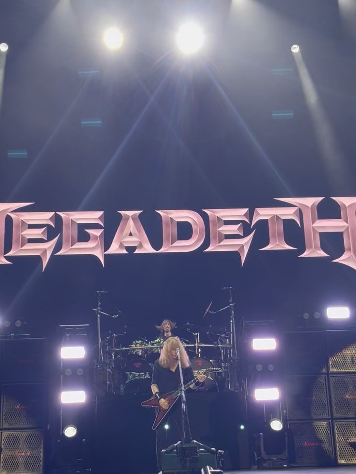 @megadeth. Such a tight band, with the biting social commentary to match. Consistent, quality thrash that hits you where it matters.

Some of the best energy in the scene too, and the crowd @sportsillustratedstadium last night proved it 🤘

&ldquo;De