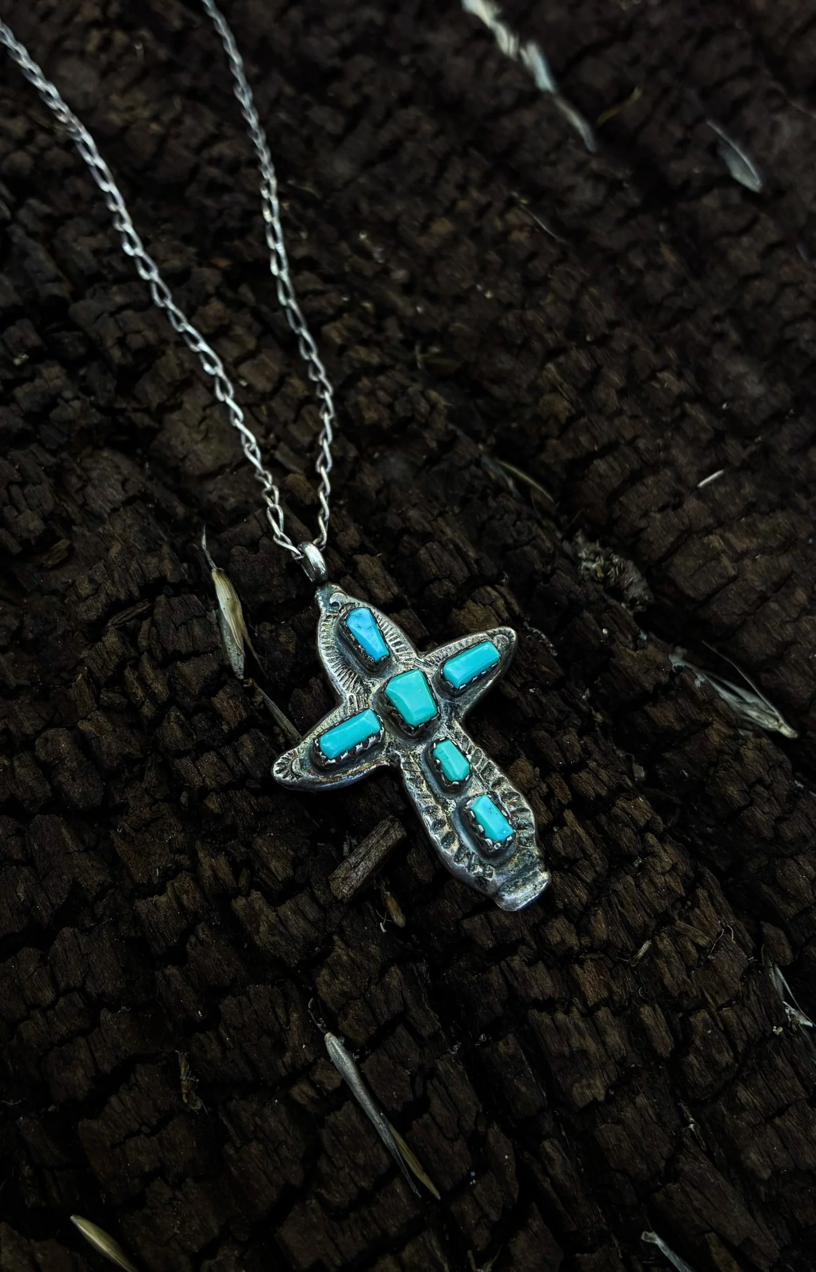 Vintage Lupe Iule Cross (silversmith from 1935-1975)