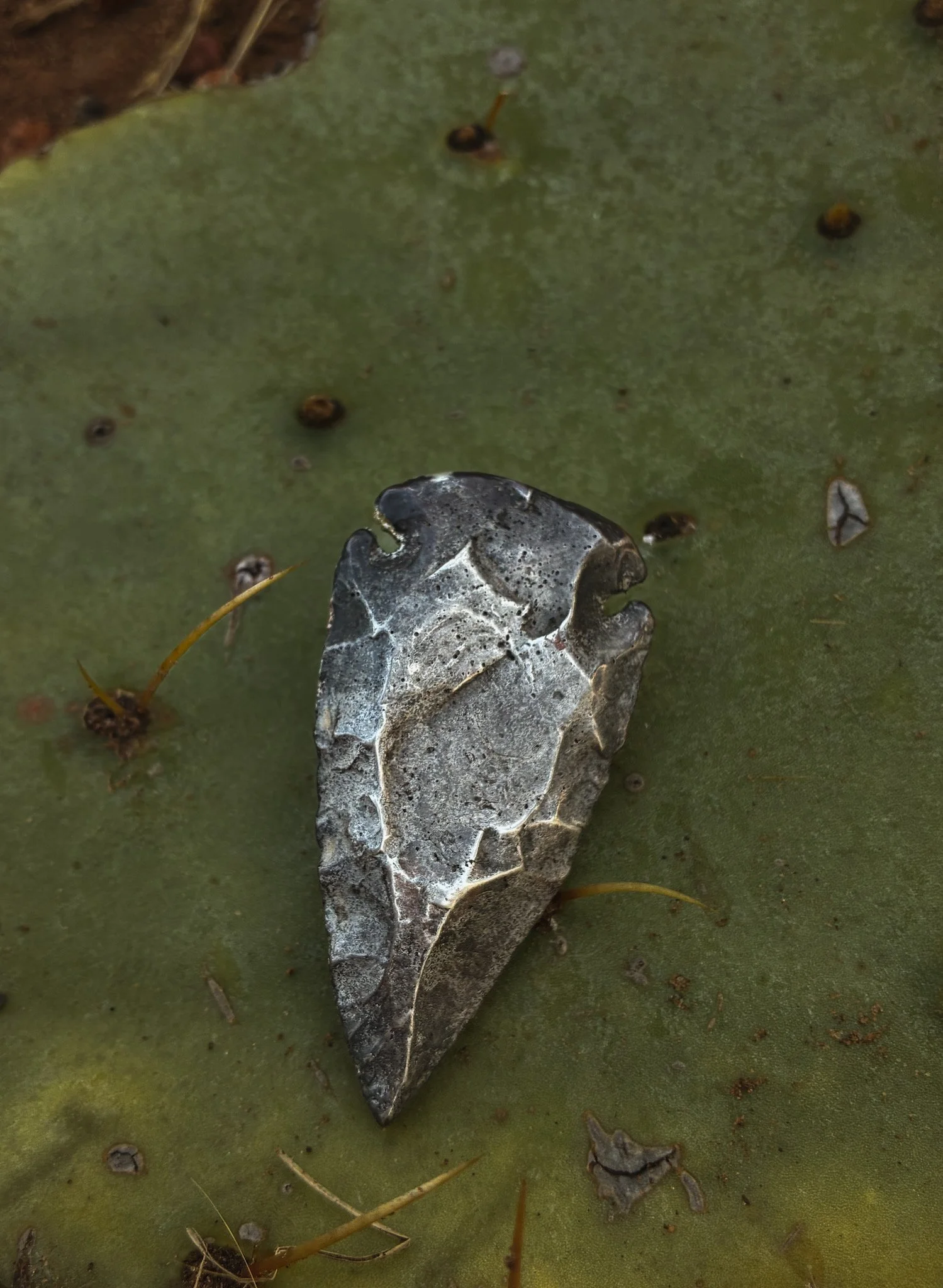 Large Sterling Arrowhead Pendant