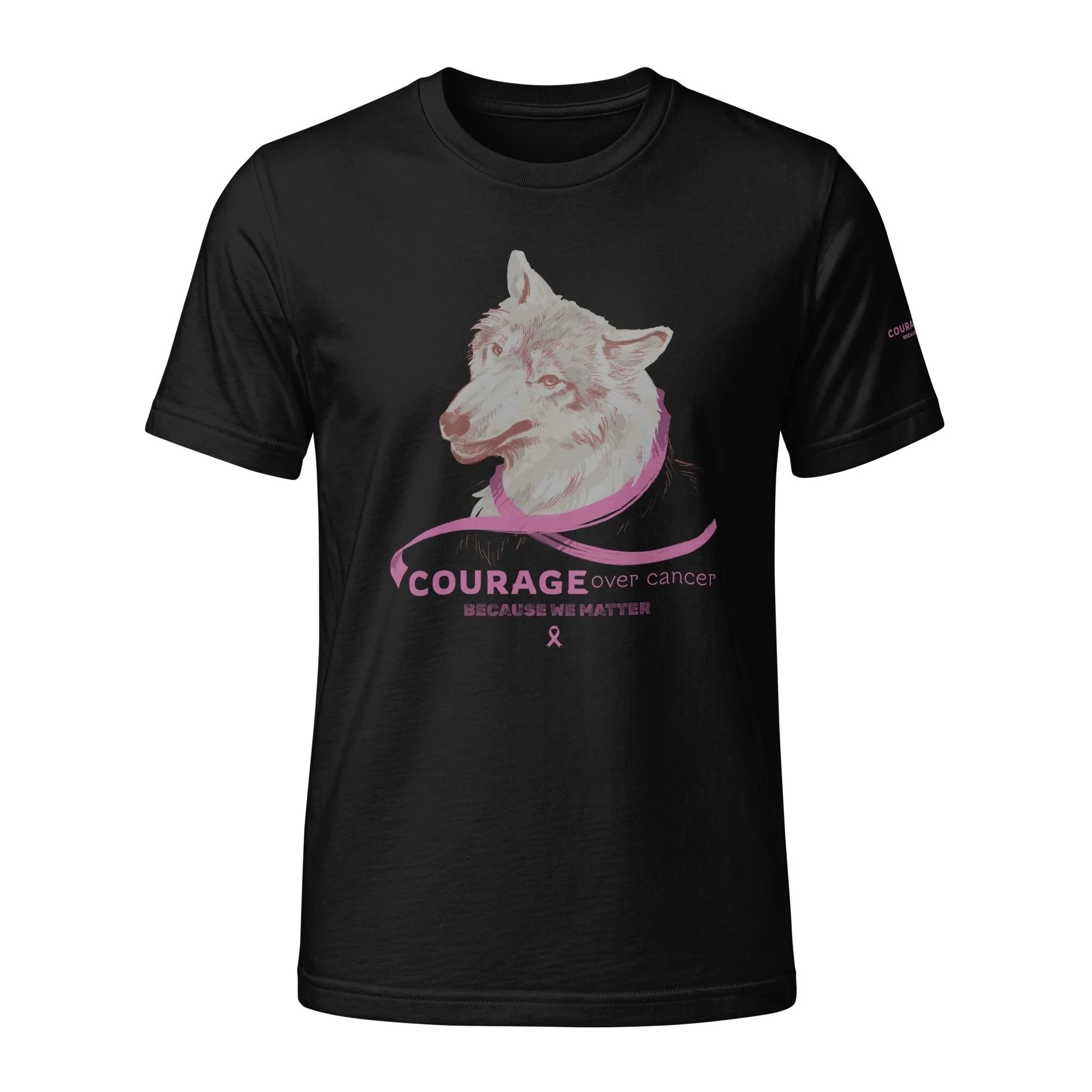 Jersey T-shirt Cancer Awareness Ribbon