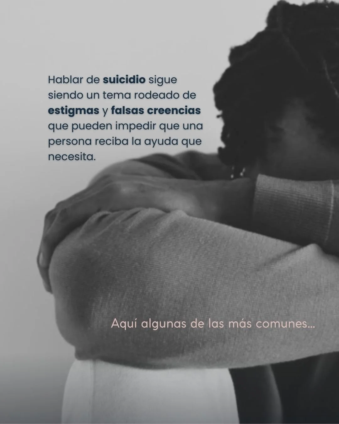Hablar de suicidio NO provoca suicidio.

La informaci&oacute;n, la empat&iacute;a y el apoyo profesional son herramientas clave para la prevenci&oacute;n. La comunicaci&oacute;n abierta puede ser vital.

Si tu o alguien cercano a ti est&aacute; pasan